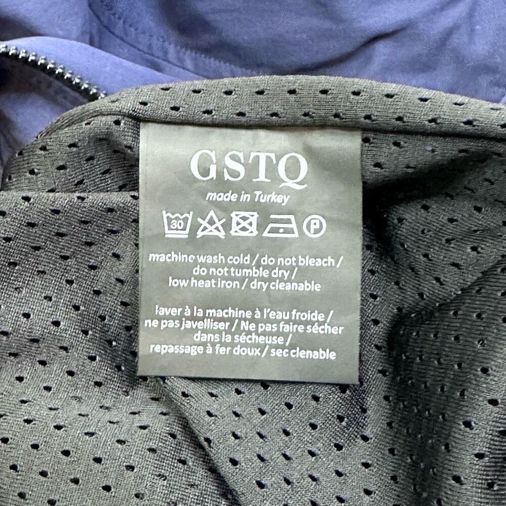 GSTQ Convertible Baseball Jacket - Midnight - Size Large - Picture 11 of 12